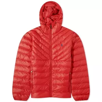Куртка Polo Ralph Lauren Terra Chevron Insulated Hooded, красный