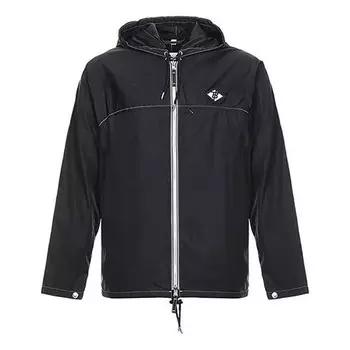 Куртка portable light hooded jacket black Burberry, черный