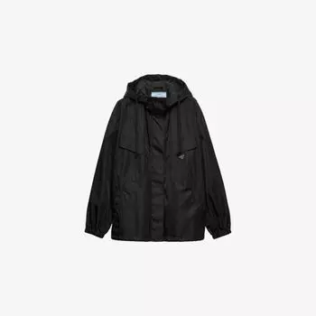 Куртка Prada с логотипом, черный