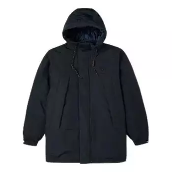 Куртка premium mid down hooded jacket 'black' Converse, черный