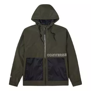 Куртка premium short down jacket 'cargo khaki' Converse, хаки