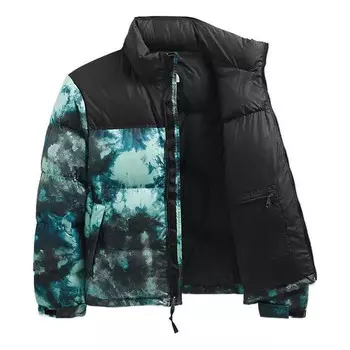 Куртка printed 1996 retro nuptse jacket 'wasabi ice dye print' The North Face, синий