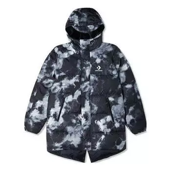 Куртка printed winter down jacket 'black multi' Converse, черный