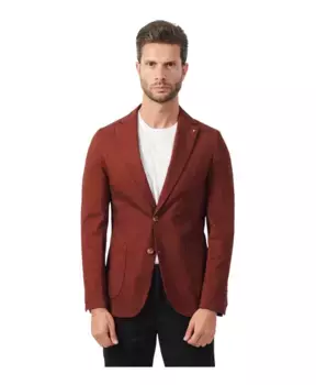 Куртка приталенного кроя из легкой ткани. Mulish, красный