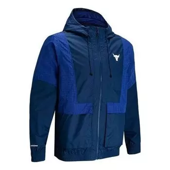 Куртка project rock storm windbreaker 'royal blue' Under Armour, синий