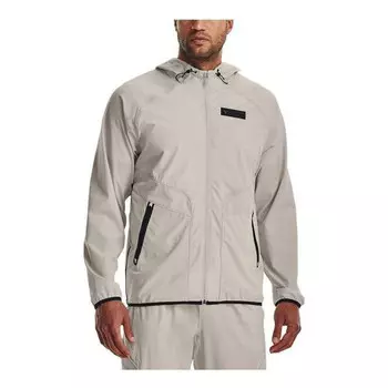 Куртка project rock unstoppable hooded jacket 'grey' Under Armour, серый