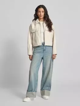 Куртка прямого кроя с отложным воротником, модель «FORTUNEFREJ» Vero Moda, бежевый