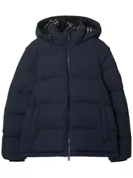 Куртка-пуховик Burberry со съемными рукавами, синий