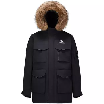 Куртка-пуховик Extreme Cold унисекс Camel, цвет Malt/Phantom Black