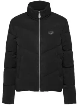 Куртка-пуховик из нейлона Philipp Plein, черный