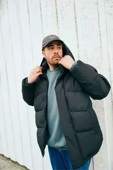 Куртка пуховик Jack & Jones, черный