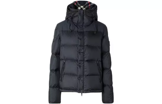 Куртка-пуховик мужская Burberry с отстегивающимися рукавами, темно-синий