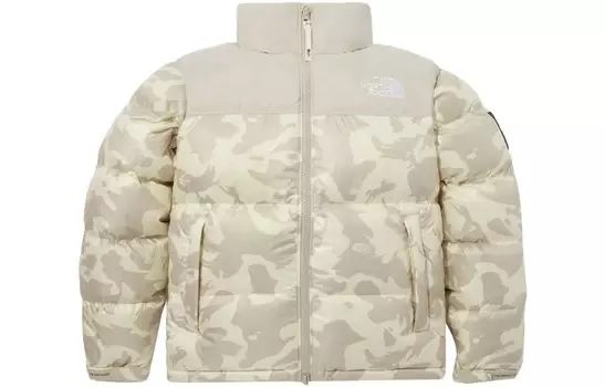 Куртка-пуховик Nuptse унисекс, цвет белый The North Face, кремовый