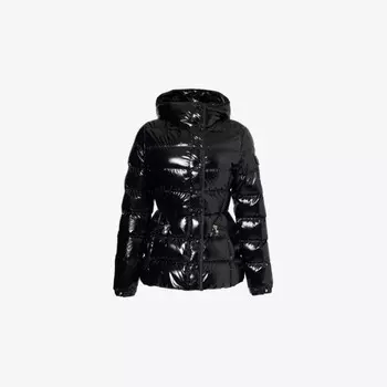 Куртка-Пуховик облегающего кроя с нашивкой-логотипом Barante Moncler, черный