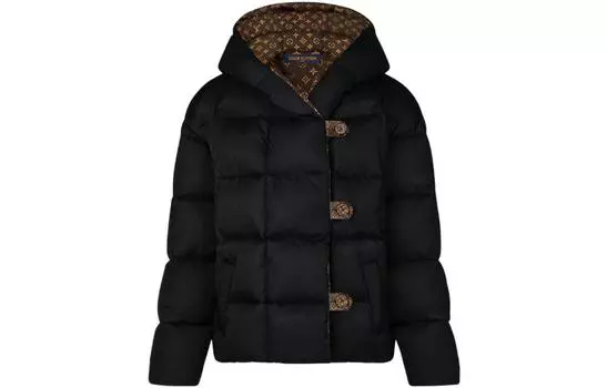 Куртка-пуховик с длинными рукавами и подушкой LOUIS VUITTON, Shopping Bag Included