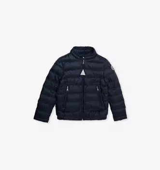 Куртка-Пуховик с фирменной нашивкой Acorus 4-14 лет Moncler, синий