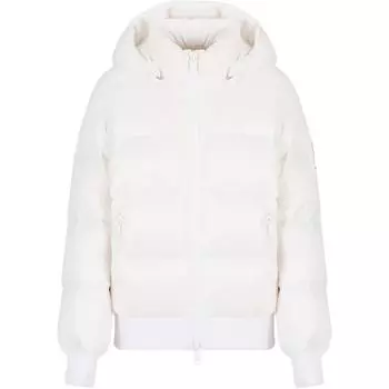 Куртка-пуховик с капюшоном на молнии ARMANI EXCHANGE, белый