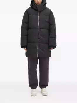 Куртка-пуховик с капюшоном Pangaia, черный