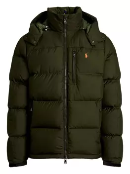 Куртка-пуховик с капюшоном Polo Ralph Lauren, зеленый