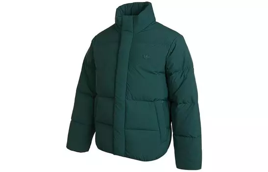 Куртка-пуховик с логотипом Adidas Padded Adidas Originals, зеленый