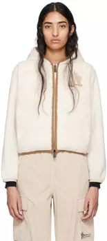 Куртка-пуховик с нашивкой-логотипом Off-White Moncler Grenoble