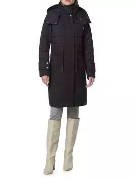 Куртка - Пуховик Стеганая Andrew Marc Synclaire, черный