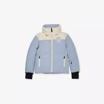Куртка-Пуховик Stennes с капюшоном из эластичной ткани 4-14 лет Moncler, серый
