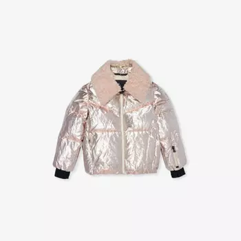 Куртка-Пуховик Trevelin с капюшоном 4-14 лет Moncler, розовый