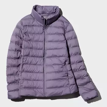 Куртка пуховик Uniqlo Pufftech женская, 73 фиолетовый