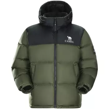 Куртка-пуховик Warm Fleece Series унисекс CAMEL, Phantom Black/Ether Blue