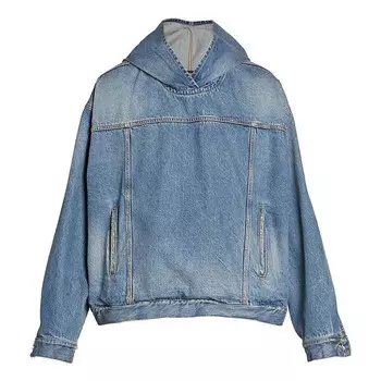 Куртка pull-over jacket 'blue' Balenciaga, синий