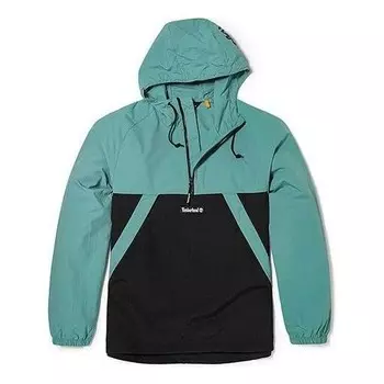 Куртка pullover windbreaker jacket 'green black' Timberland, зеленый