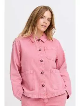 Куртка PULZ Jeans Jeansjacke, розовый