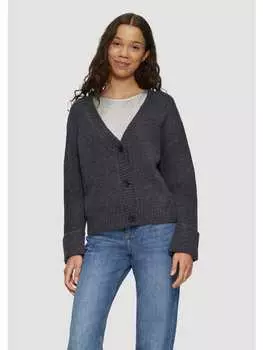 Куртка QS Strickjacke langarm, черный