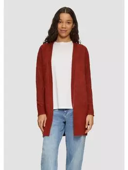 Куртка QS Strickjacke langarm, красный