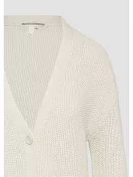 Куртка QS Strickjacke langarm, кремовый