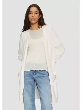 Куртка QS Strickjacke langarm, кремовый