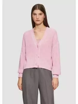 Куртка QS Strickjacke langarm, розовый