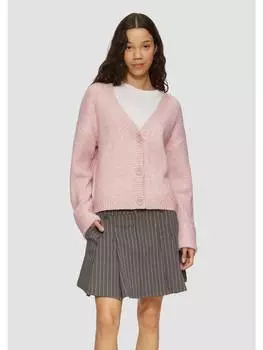 Куртка QS Strickjacke langarm, розовый