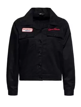 Куртка Queen Kerosin Faster Then The Wind, черный