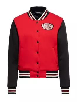 Куртка Queen Kerosin Heartbreak Garage, красный