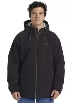 Куртка Quiksilver для активного отдыха "FINAL CALL JCKT KVJ0", с капюшоном, черный