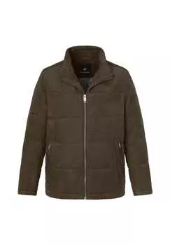 Куртка Quincy из микрозамши классического кроя Redpoint, зеленый