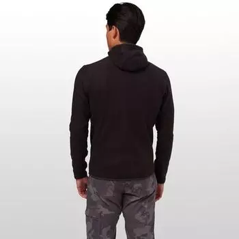 Куртка R1 Air с капюшоном на молнии во всю длину мужская Patagonia, черный