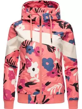 Куртка ragwear Nuggie Block Flower, цвет Coral