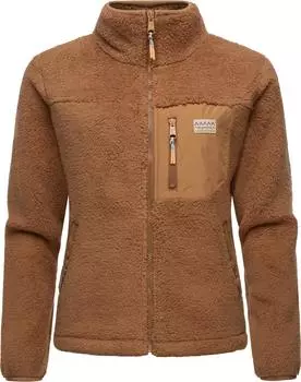 Куртка ragwear Plschjacke Alaris, цвет Brown Sugar