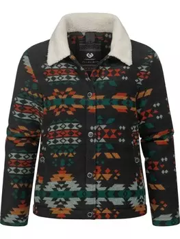 Куртка ragwear Walinea Ikat, черный