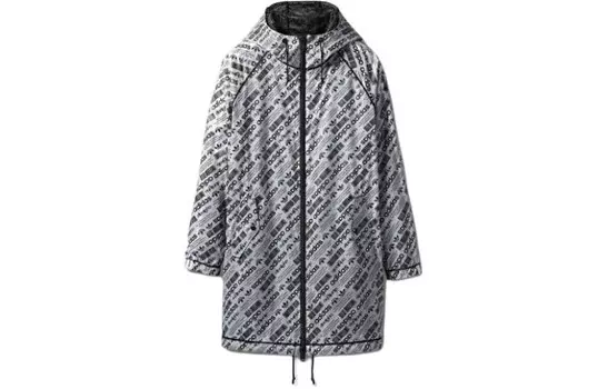 Куртка-ракушка с логотипом Adidas AW Adidas Originals, черный/белый