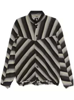 Куртка RB Stripes 2 Homme Pliss Issey Miyake, черный
