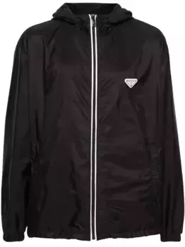 Куртка Re-Nylon с логотипом Prada, черный